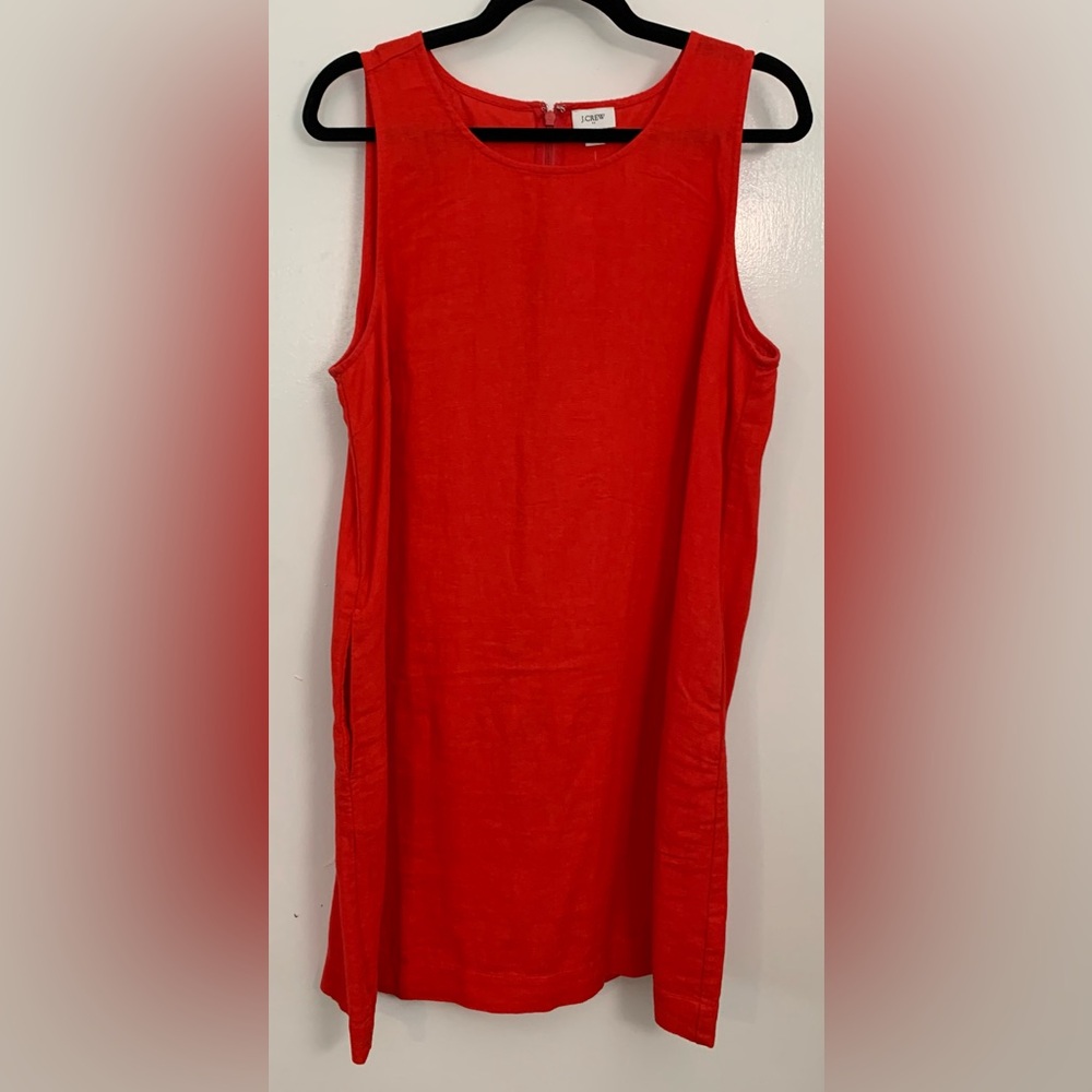 NWT J. Crew Factory Linen Blend Shift Dress